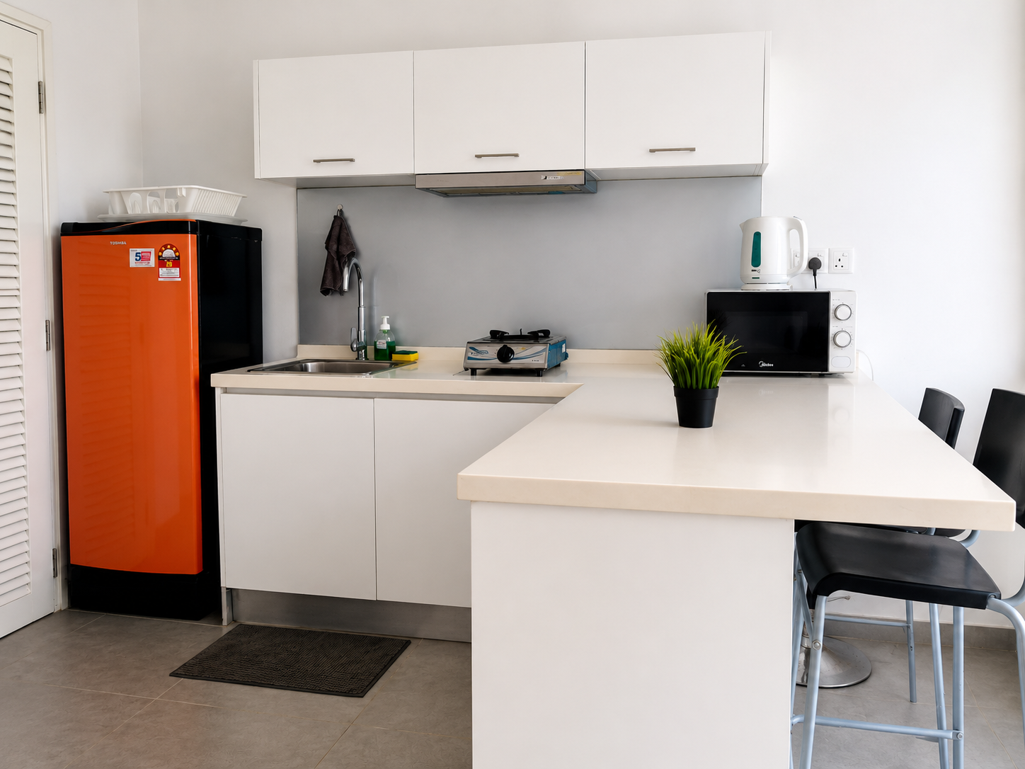 Kitchen after professional property photography editing